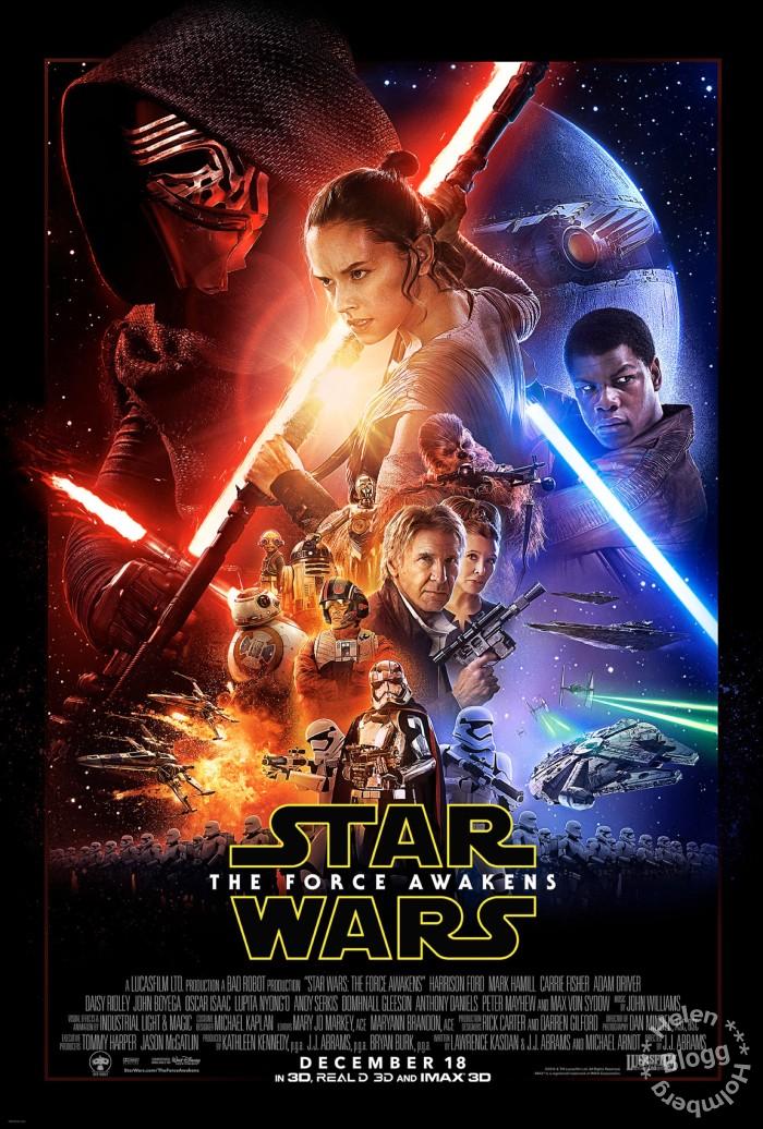 Officiell film poster från nya Star Wars filmen